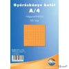Gyűrűskönyv betét A4 vonalas SilverBall 50lapos