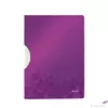Kép 1/2 - Gyorsfűzős dosszié Leitz WOW Colorclip, lila Leitz 1db rendelési egység ár 1db-ra