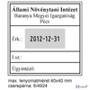 Bélyegző Trodat 4724 dátumbélyegző 40 x 40 mm, dát.: 3 mm
