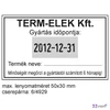 Bélyegző Trodat 4729 dátumbélyegző 50 x 30 mm, dát.: 3 mm
