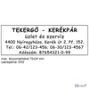 Bélyegző Trodat 5205 fém szövegbélyegző 68 x 24 mm