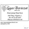 Bélyegző Trodat 5206 fém szövegbélyegző 56 x 33 mm