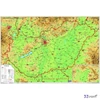 Asztali könyöklő STIEFEL Magyarország domborzata/Bortérkép Irodai kiegészítők STIEFELDUO387717K