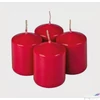 Kép 1/3 - Adventi gyertya matt bordó intenzív Bordó 4x4x6cm darabos! a termék ára 1db-ra értendő!