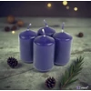 Adventi gyertya matt intenzív Kék 4x4x6cm darabos! a termék ára 1db-ra értendő!