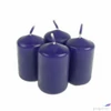 Kép 1/2 - Adventi gyertya matt intenzív Kék 4x4x6cm darabos! a termék ára 1db-ra értendő!