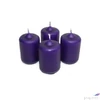 Kép 1/2 - Adventi gyertya matt intenzív Lila 4x4x6cm darabos! a termék ára 1db-ra értendő!