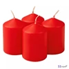Adventi gyertya matt piros intenzív Piros 4x4x6cm darabos! a termék ára 1db-ra értendő!
