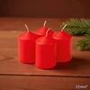 Adventi gyertya matt piros intenzív Piros 4x4x6cm darabos! a termék ára 1db-ra értendő!