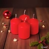 Adventi gyertya matt piros intenzív Piros 4x4x6cm darabos! a termék ára 1db-ra értendő!