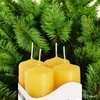 Adventi gyertya matt sárga Napsárga 4x4x6cm darabos! a termék ára 1db-ra értendő!