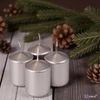 Adventi gyertya metál ezüst intenzív Ezüst 4x4x6cm darabos! a termék ára 1db-ra értendő!