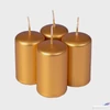 Kép 1/4 - Adventi gyertya metál arany intenzív Arany 4x4x6cm darabos! a termék ára 1db-ra értendő!