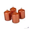 Kép 1/4 - Adventi gyertya metál intenzív Bronz 4x4x6cm darabos! a termék ára 1db-ra értendő!
