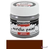 Akrilfesték fényes 50ml Pentart sötétbarna 7376