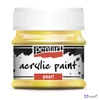 Akrilfesték gyöngyház 50ml Pentart sárga 7436