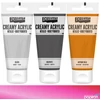 Kép 2/2 - Akrilfesték krémes Pentart metál 60ml magenta
