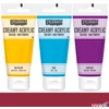 Kép 2/2 - Akrilfesték krémes Pentart selyemfényű 60ml - meggypiros