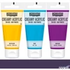 Kép 2/2 - Akrilfesték krémes Pentart selyemfényű 60ml - padlizsán