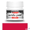 Kép 2/2 - Akrilfesték matt 50ml Pentart kárminpiros 6651