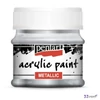 Akrilfesték metál 50ml Pentart ezüst 7402