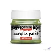 Kép 2/2 - Akrilfesték metál 50ml Pentart zöld