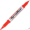 Kép 1/2 - Alkoholos marker Flexoffice PM01' 0,4-1,0mm kúpos kétvégű piros Írószerek FLEXOFFICE FO-PM01RED
