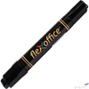 Kép 2/2 - Alkoholos marker Flexoffice PM04' 0,8/6mm kúpos/vágott hegyű fekete Írószerek FLEXOFFICE FO-PM04BLACK