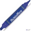 Alkoholos marker Flexoffice PM04' 0,8/6mm kúpos/vágott hegyű kék Írószerek FLEXOFFICE FO-PM04BLUE