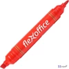 Alkoholos marker Flexoffice PM04' 0,8/6mm kúpos/vágott hegyű piros Írószerek FLEXOFFICE FO-PM04RED