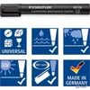 Alkoholos marker Staedtler készlet, 2 mm, kúpos,Lumocolor 352 6 különböző szín