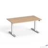 Kép 1/6 - Állítható magasságú íróasztal 140x80cm MAYAH Freedom SV-302 kőris