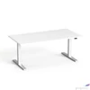 Kép 1/5 - Állítható magasságú íróasztal 160x80cm MAYAH Freedom SV-303 fehér