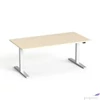 Kép 1/6 - Állítható magasságú íróasztal 160x80cm MAYAH Freedom SV-303 juhar
