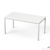 Kép 2/3 - Általános asztal fémlábbal 75x150cm MAYAH Freedom SV-39 fehér