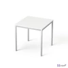 Általános asztal fémlábbal 75x75cm MAYAH Freedom SV-37 fehér