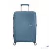 Kép 1/5 - American Tourister bőrönd Soundbox Spinner 67/24 TSA Exp 88473/E612-Stone Blue