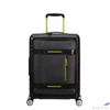 Kép 2/11 - American Tourister bőrönd Hello Cabin Spinner 55/20 Exp 14'9417/A185-Black/Lime