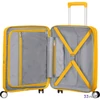 American Tourister kabinbőrönd Soundbox 55/20 bővíthető bőrönd 88472/1371-Golden Yellow