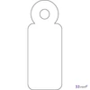 Árazócímke Apli 11x29 mm, fehér