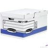 Kép 1/2 - Archiváló konténer Fellowes BANKERS BOX® SYSTEM csapófedeles kék Iratrendezés FELLOWES 1141501