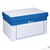 Kép 1/3 - Archiváló konténer Victoria 320x460x270mm kék/fehér karton 2db-os Iratrendezés Victoria 24780
