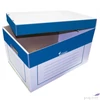 Kép 2/3 - Archiváló konténer Victoria 320x460x270mm kék/fehér karton 2db-os Iratrendezés Victoria 24780