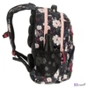 Ars Una 24 Flowery black iskolatáska párnázott