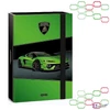 Ars Una Füzetbox A4 26 Lamborghini  26' zöld 50855223  350gr vastag kartonból
