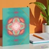 Ars Una Gumis mappa A4 24' Mandala Turquise Hope 50212200 350gr vastag kartonból