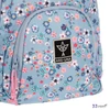 Ars Una 24 Pearl Blossom blue iskolatáska virágos