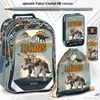 Kép 1/17 - Iskolatáska szett Ars Una 23 Age of the Titans dínó hátizsák, tornazsák, kulacs tolltartó