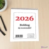 Asztali naptár TA/21 2026 asztali naptár TA21 hátlap nem tartozéka 70g fehér ofszet, Mdl