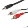 Kép 1/2 - Audio kábel 3,5mm jack-2xRCA 2,5 m EQUIP